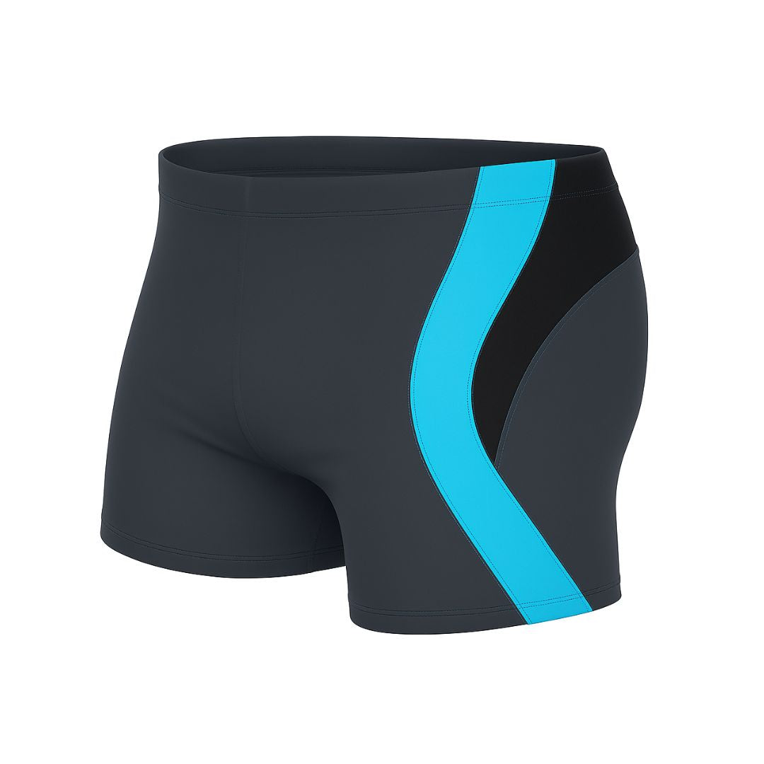 Zwemboxer Olaf Grijs/Blauw