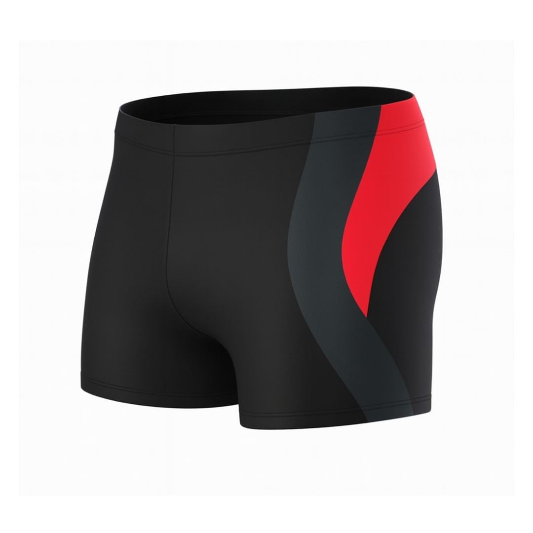 Zwemboxer Olaf Zwart/Rood