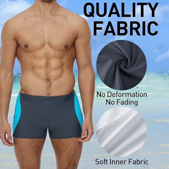 Zwemboxer Olaf Grijs/Blauw