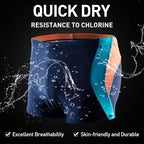 Zwemboxer Olaf Blauw/Oranje