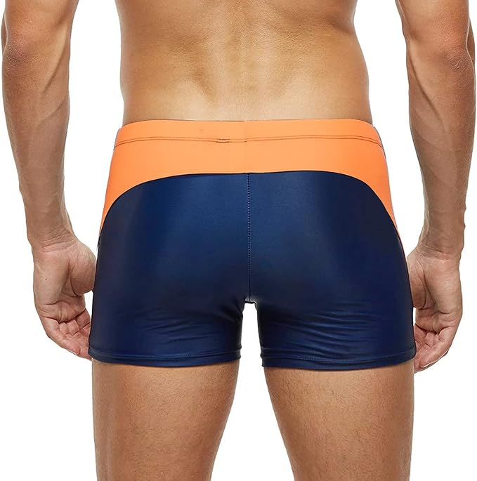 Zwemboxer Olaf Blauw/Oranje