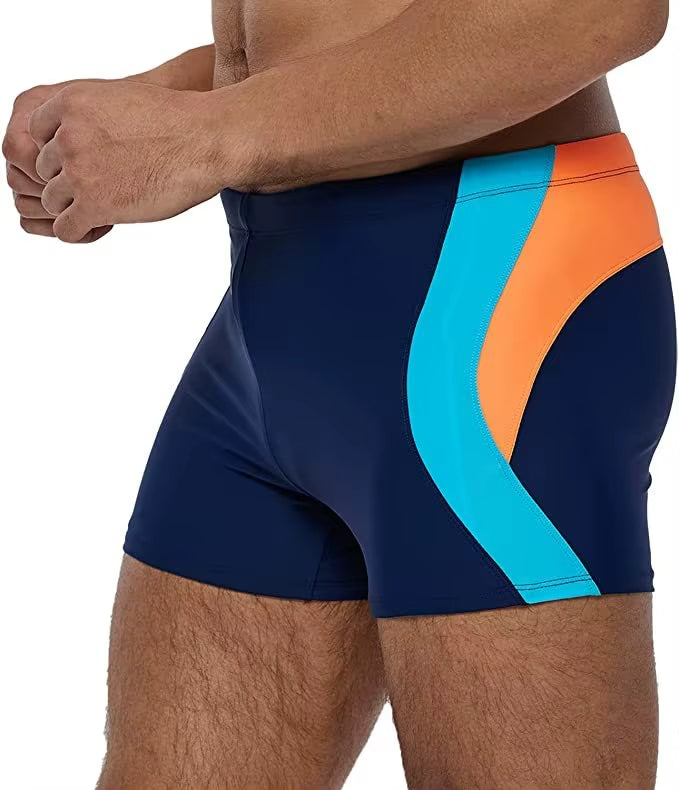 Zwemboxer Olaf Blauw/Oranje