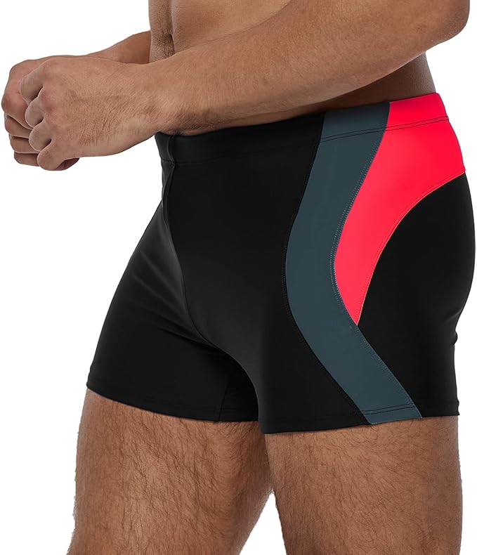 Zwemboxer Olaf Zwart/Rood